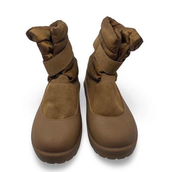UGG men Classic Short Pull-On Weather Waterproof Suede Boot sz 10 main image 6